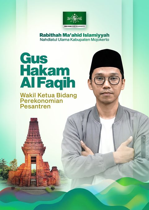 Kartu identitas Gus Ahmad Hakam Al Faqih, M.Pd.I, Wakil Ketua Bidang Perekonomian Pesantren