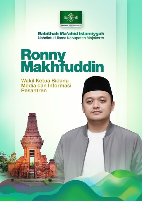 Kartu identitas Ronny Makhfuddin Akbar, M.Kom, Wakil Ketua Bidang Media dan Informasi Pesantren